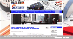 Desktop Screenshot of mausolf-shk.de